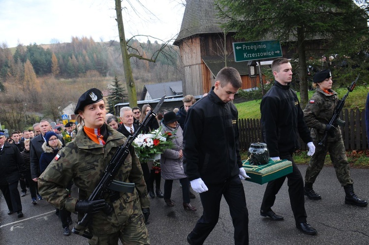 Pogrzeb por. Bolesława Kozuba, żołnierza gen. Stanisława Maczka