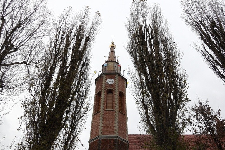 Poświęcenie wieży kościoła w Prokocimiu