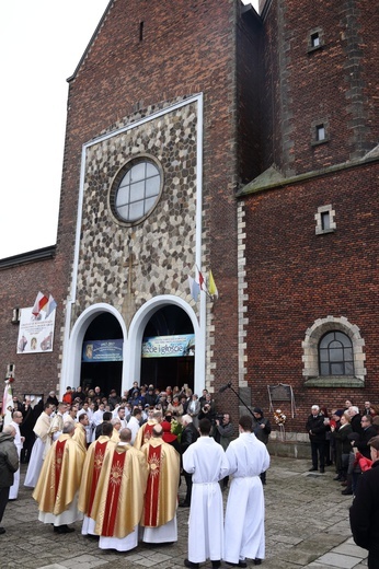 Poświęcenie wieży kościoła w Prokocimiu