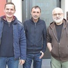 Grzegorz Giercuszkiewicz, Andrzej Sitarz  i Lech Malinowski  – odpowiedzialni  za organizację  1. Światowego Dnia Ubogich w Bielsku-Białej.