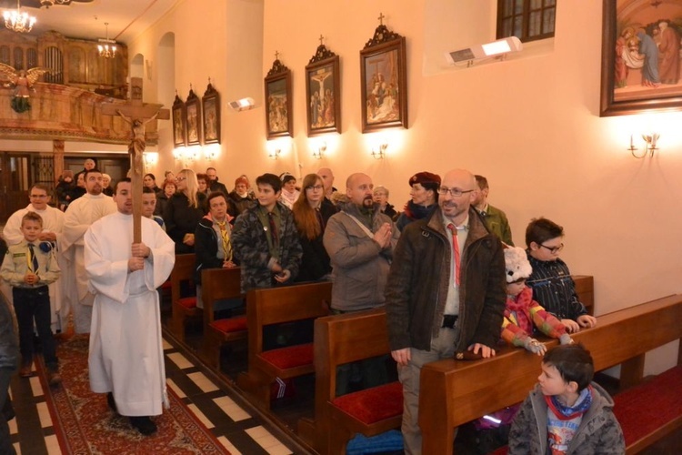 Ofiacjalne złożenie przysięgi przez szczep w Kudowie Zdrój