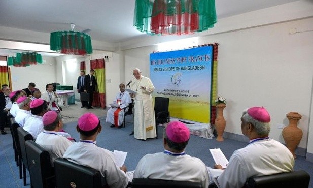 Papież wśród biskupów Bangladeszu