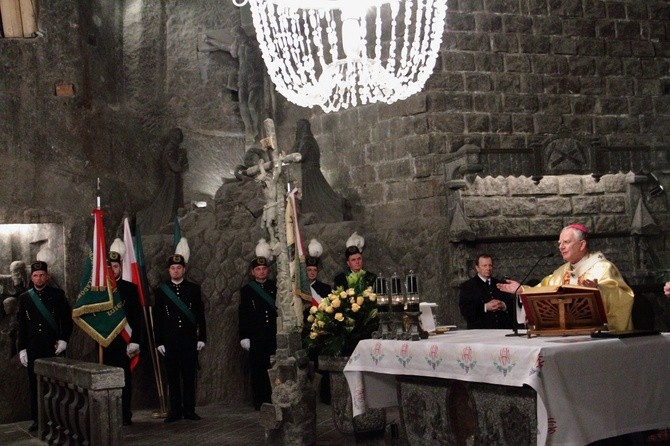 Poświęcenie komory Jezioro Wessel oraz Barbórka 2017 w Wieliczce