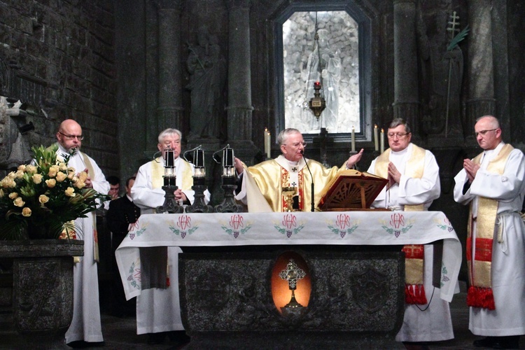 Poświęcenie komory Jezioro Wessel oraz Barbórka 2017 w Wieliczce