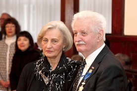 W uroczystości bohaterowi spotkania towarzyszyli żona Alina i przyjaciele z Polski.