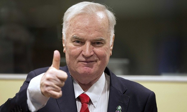 Ratko Mladić niemal  do końca był pewny swego. Nie okazywał też żadnych wyrzutów sumienia.
