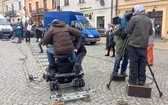 Na planie filmowym "Ojca Mateusza"