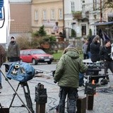 Na planie filmowym "Ojca Mateusza"