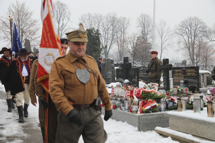 Uroczystości nad grobem "Bartka"