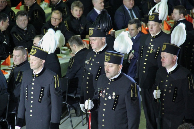 Spotkanie prezydenta Dudy z górnikami