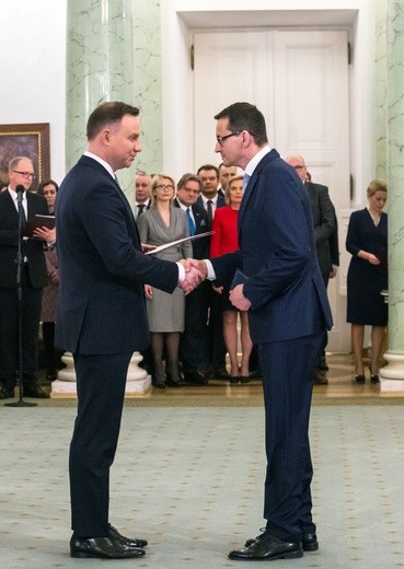 Zaprzysiężenie rządu premiera Mateusza Morawieckiego