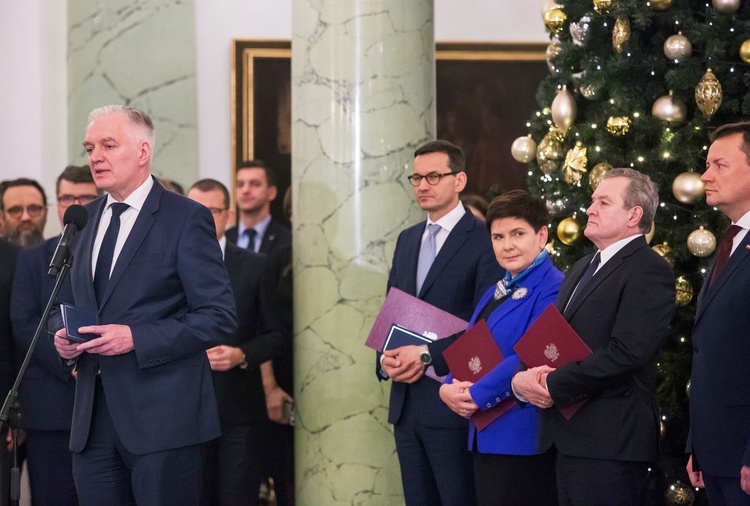 Zaprzysiężenie rządu premiera Mateusza Morawieckiego