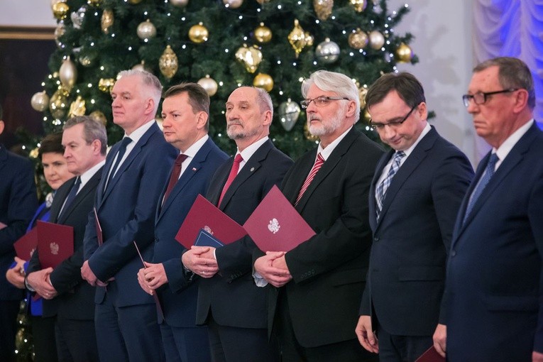 Zaprzysiężenie rządu premiera Mateusza Morawieckiego