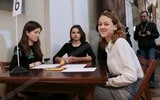 Dziewczęta z Kąclowej podczas finałów na Jasnej Górze
