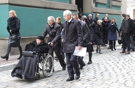 Ostatnie pożegnanie śp. dr. Tadeusza Niwińskiego