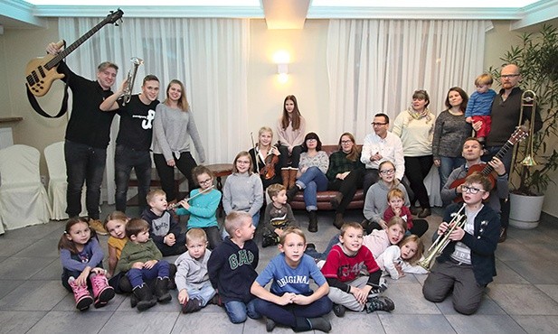 Zanim odbędzie się koncert kolęd, odbywają się kolędowe próby