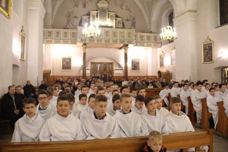 Błogosławieństwo lektorów w Tymbarku