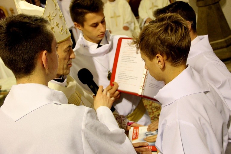 Błogosławieństwo lektorów w Tymbarku