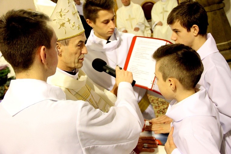 Błogosławieństwo lektorów w Tymbarku