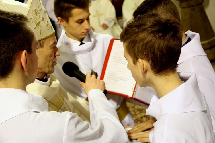 Błogosławieństwo lektorów w Tymbarku