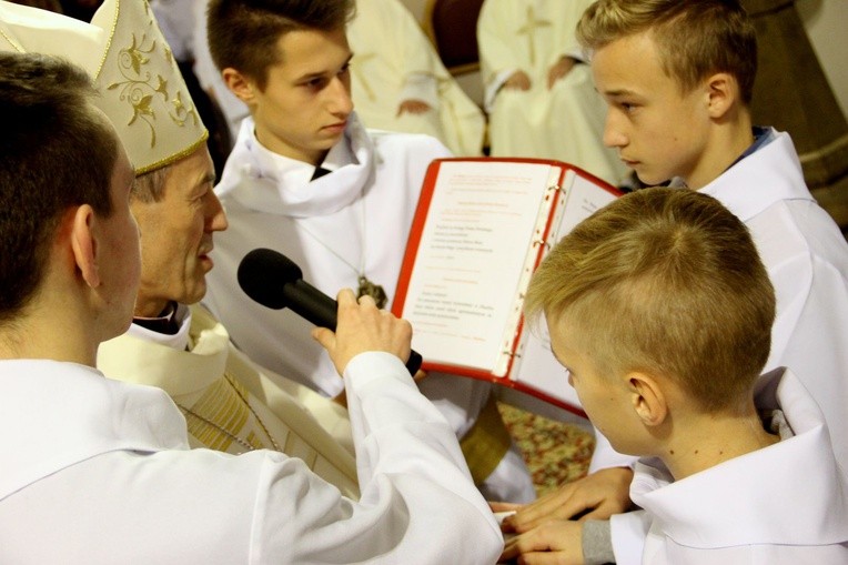 Błogosławieństwo lektorów w Tymbarku