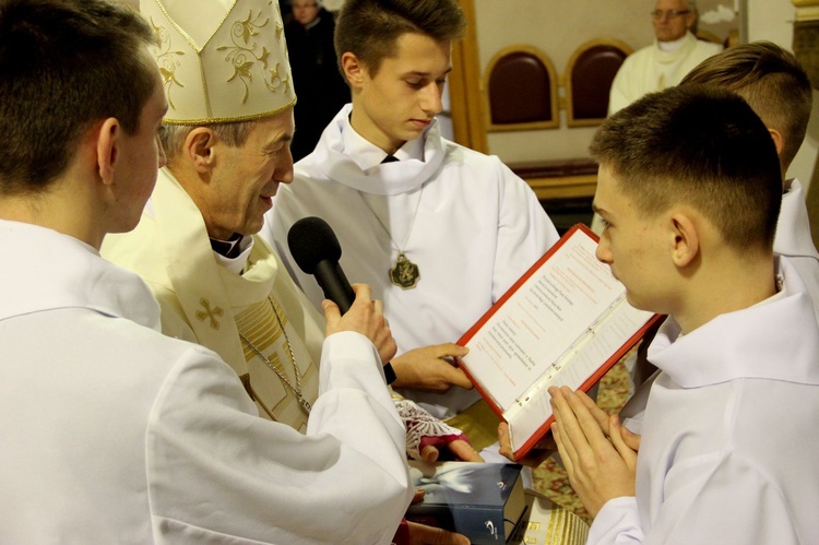 Błogosławieństwo lektorów w Tymbarku