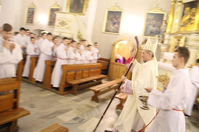 Błogosławieństwo lektorów w Tymbarku