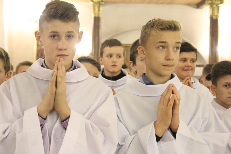 Błogosławieństwo lektorów w Tymbarku