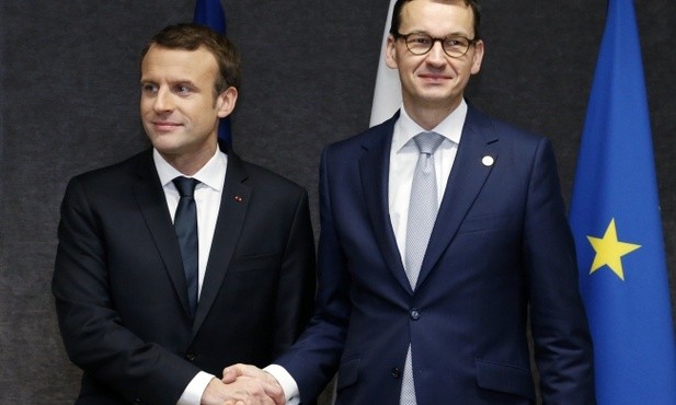 Morawiecki o spotkaniu z Macronem 