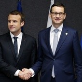 Morawiecki o spotkaniu z Macronem 