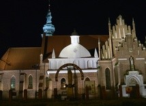 Widok kościoła św. Katarzyny od strony ul. Żeromskiego