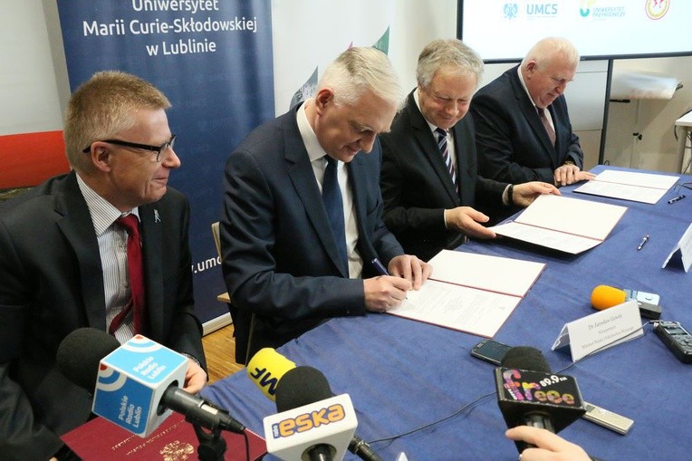 Minister Gowin podpisał zgodę na utworzenie Związku Lubelskich Uczelni 