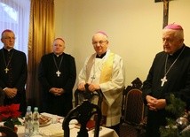 Spotkanie biskupów z pracownikami diecezji