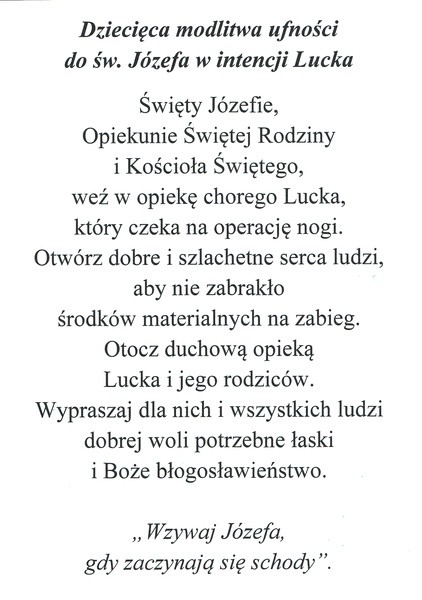 „KĄPIEL ŚW. JÓZEFA” w parafii Marianowo