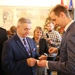 Sandomierzanie przełamali się opłatekiem