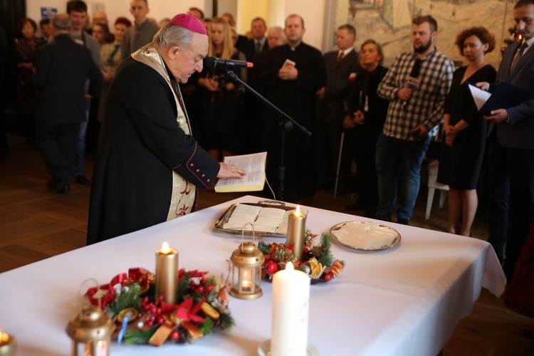 Sandomierzanie przełamali się opłatekiem