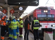 Wypadek pociągu w Hiszpanii, wielu rannych