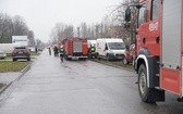 Pożar hurtowni chemicznej w Radomiu