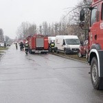 Pożar hurtowni chemicznej w Radomiu