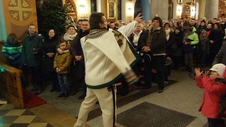 Pasterka w góralskiej parafii w Poroninie