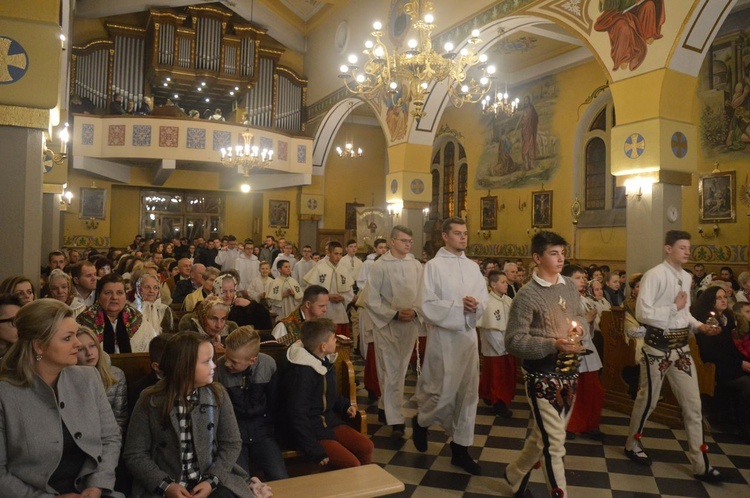 Pasterka w góralskiej parafii w Miętustwie