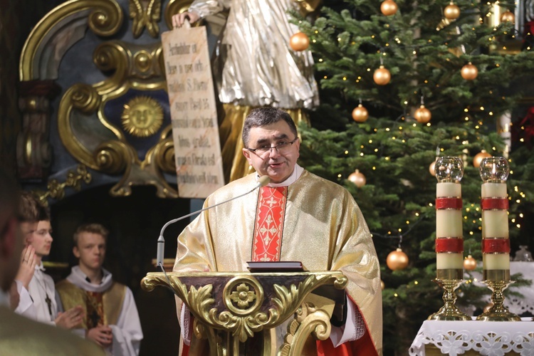 Pasterka w konkatedrze w Żywcu - 2017