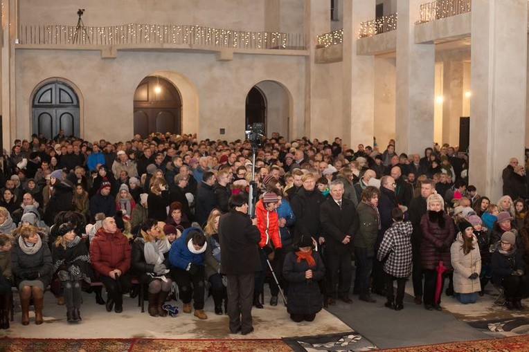 Pasterka w kościele Trójcy Świętej