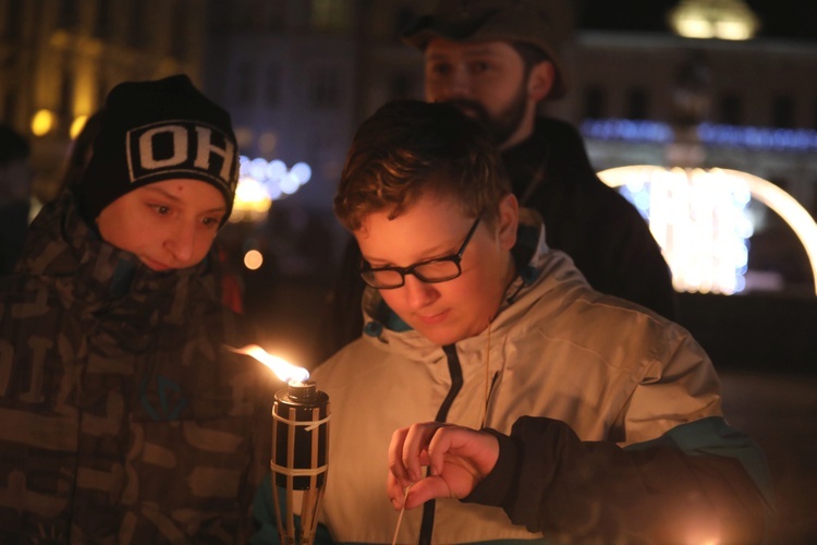 Światełko z Betlejem w Cieszynie - 2017