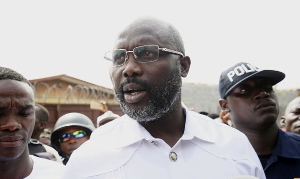 Wybitny afrykański piłkarz George Weah został prezydentem Liberii