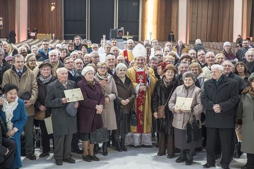 Jubileusze małżeńskie w Świątyni Opatrzności Bożej