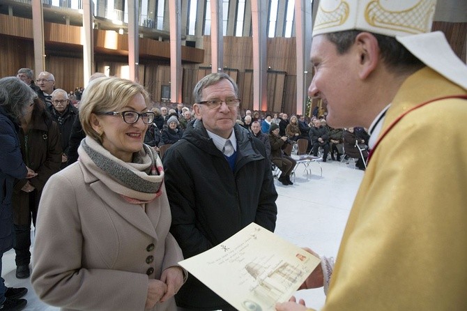 Jubileusze małżeńskie w Świątyni Opatrzności Bożej