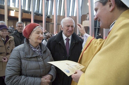 Jubileusze małżeńskie w Świątyni Opatrzności Bożej