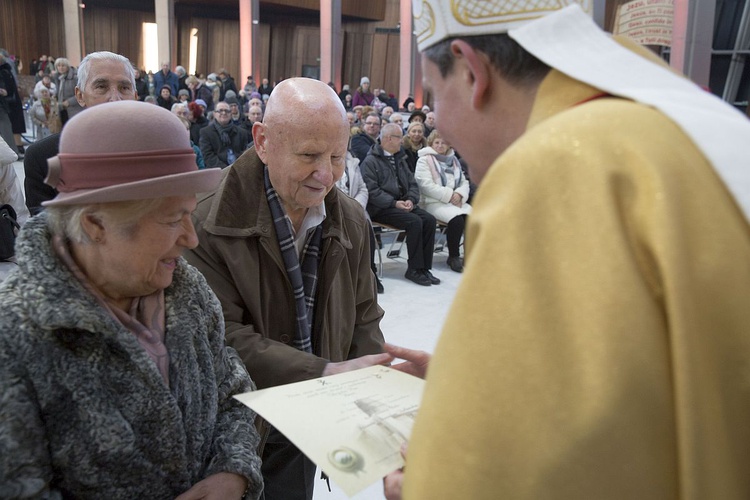 Jubileusze małżeńskie w Świątyni Opatrzności Bożej