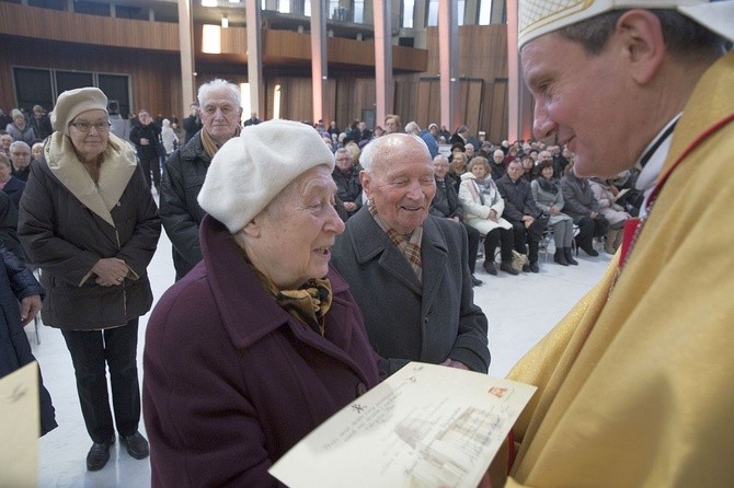 Jubileusze małżeńskie w Świątyni Opatrzności Bożej